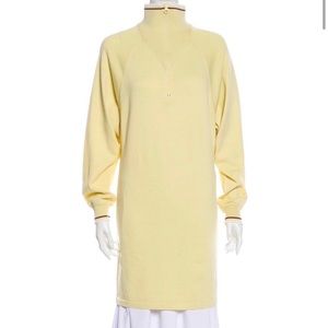 Isabel Marant Etoile Yellow mock neck knit dress